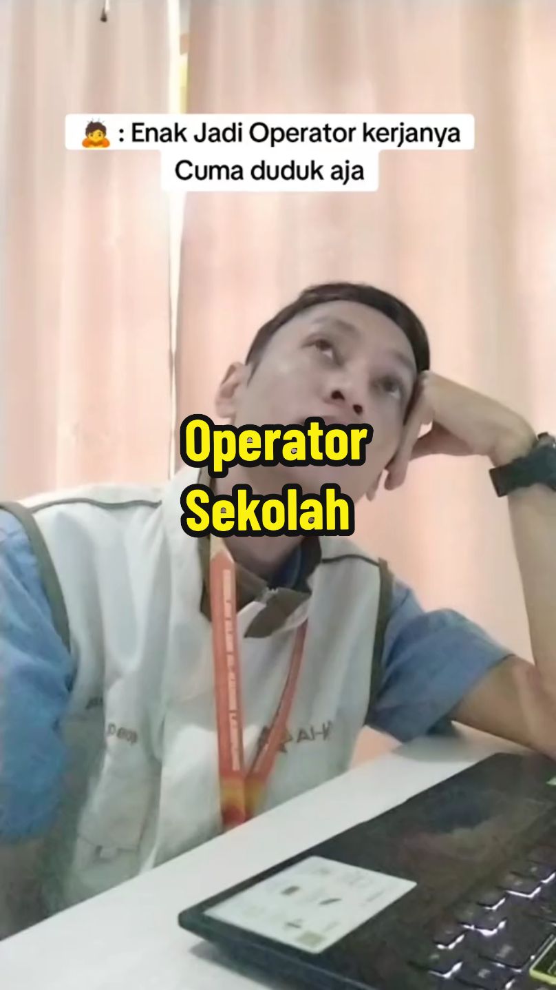 Enak kok cuma duduk.. #operatorsekolah #ppgdalamjabatan2024 