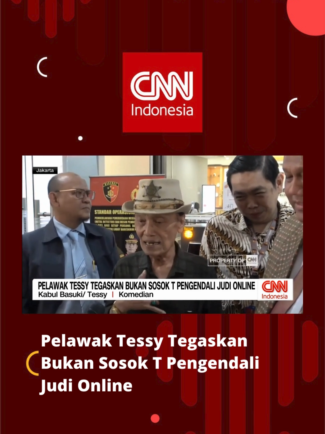 Komedian Kabul Basuki alias Tessy merasa dirugikan atas ucapan Kepala Badan Perlindungan Pekerja Migran Indonesia (BP2MI), Benny Ramdhani, yang menyebut sosok berinisial 