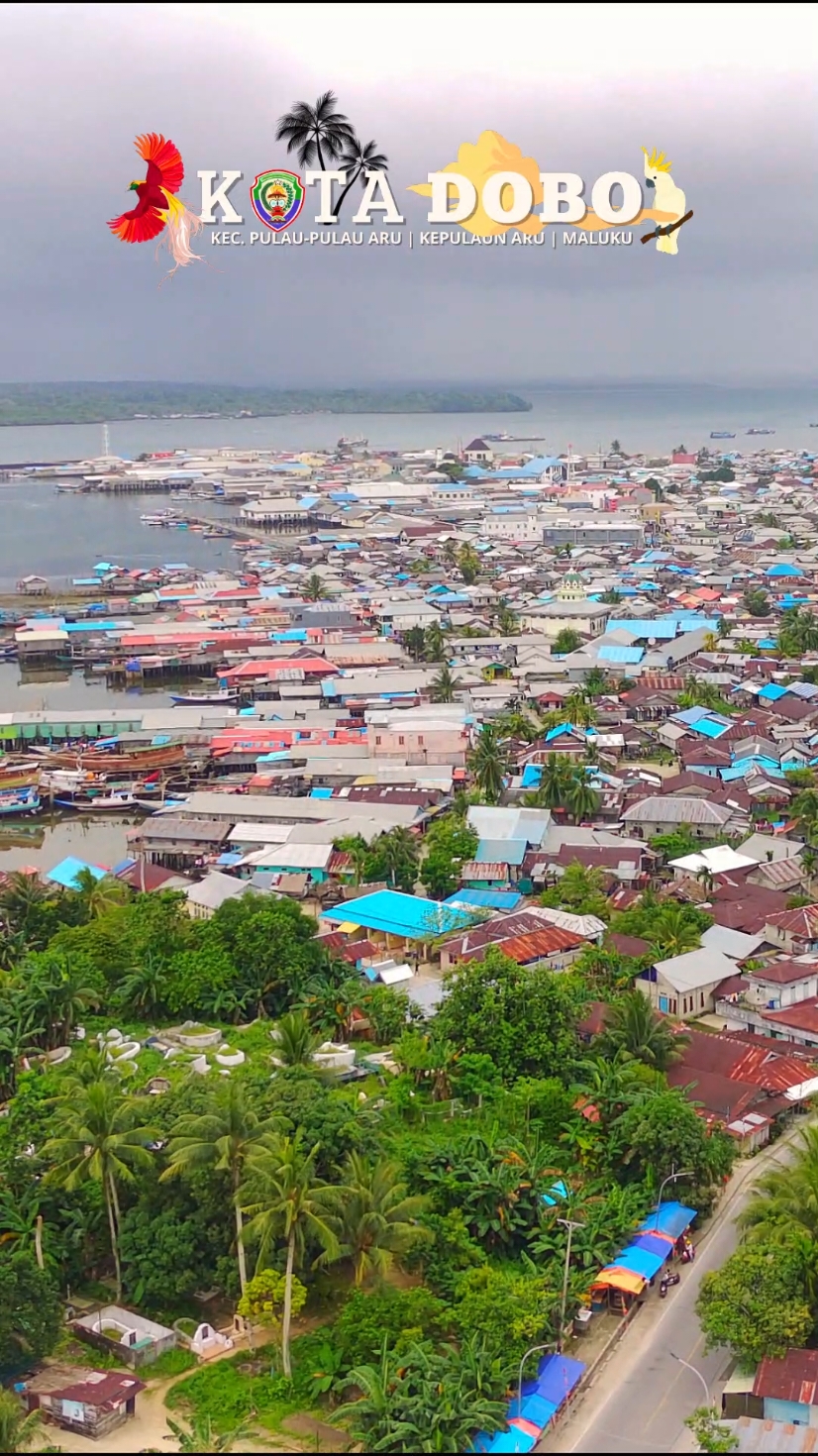 Rindu Memaksaku untuk Kembali....Aru Masih Aku Rindu #dronevideo #dobo #kota 