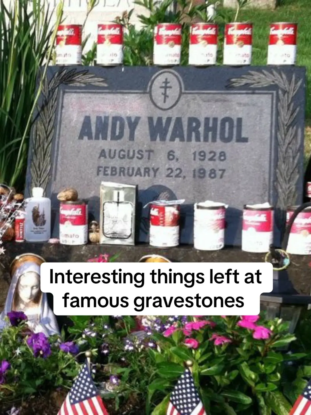 The marmalade sandwich is my favorite  #cemeteryexploring #gravetok #cemeterytiktok #atlasobscura #andywarhol #tombstone #famousgraves #celebritygraves 