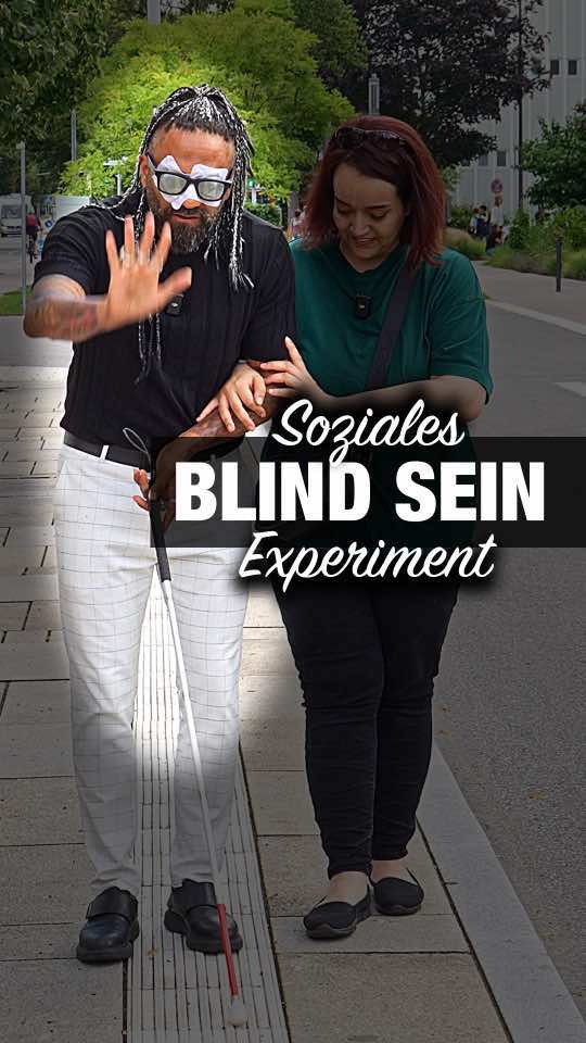 Ich bin BLIND geworden 😱😳 (…für einen Tag)  #zumnachdenken #inspiration #blind #experiment #mryasin 