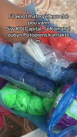Fil ak materyèl kwochè pou vann kontakte m #crochet #materyelkwochè #kwochè #crochet #crochettools #crocheter #crochetersoftiktok #crochetdesigner #mikart01 