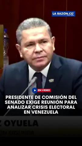 #Nación | El presidente de la Comisión Segunda del Senado, José Luis Pérez, ha solicitado al Gobierno la convocatoria urgente de la Comisión Asesora de Relaciones Exteriores para discutir la situación en Venezuela relacionada con el proceso electoral. Pérez subrayó la necesidad de una evaluación detallada de los acontecimientos y sus posibles repercusiones en la región.