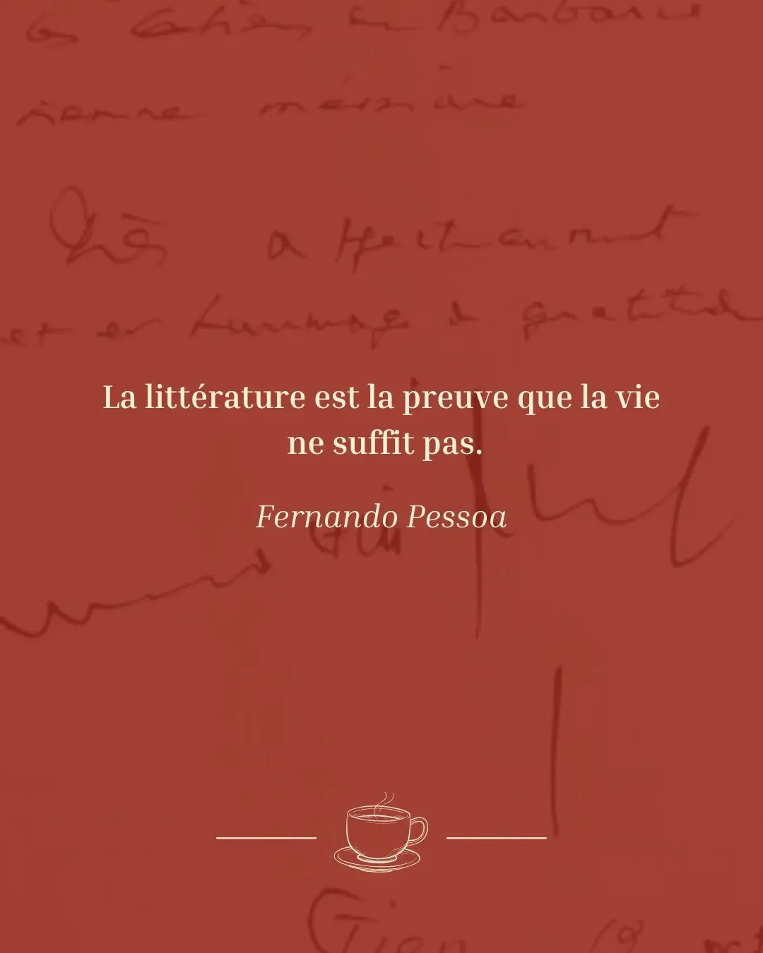 La littérature selon Pessoa 📕  #fernandopessoa #pessoa #litterature #citation 