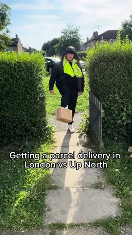 Parcel delivery in london vs up north #foryoupage #fyp #london 