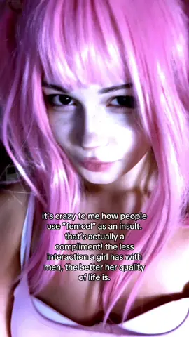 Hope this helps <3 #femcel #based #realness #myopinionisfact #allfaxnoprinter #4b #4bmovement #pinkhair #wig #pigtails #twintails 