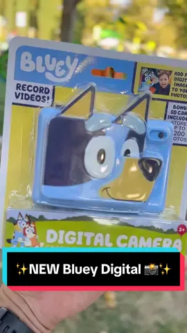 ✨NEW Bluey Digital Camera is so much fun 🤩! Emily loved bringing hers to the park! ☀️🛝🌳😍 It’s sturdy and easy to hold for small hands. You can record slow motion and time lapse videos easily. Decorate your pictures with over 25 Bluey stickers! Encourages creativity, story telling, and outdoor exploration! ✨💙 Details 👇🏼 The Bluey Digital Camera is packed with cool digital stickers inspired by all your favorite characters! Capture amazing photos, or record videos using the built-in kid-friendly controls. Save it all to the pre-loaded SD memory card, then transfer content to your computer and share a gallery with friends and family! Makes a great gift for any fan of the popular series. 🛍️Available @target & target.com 🔗 https://www.target.com/p/bluey-digital-camera/-/A-90056908 ✨Thank you so much @ekids_toys @FUNfluential 🫶😊🩷✨ #ekidstoys #blueycamera #blueytoys #funfluencer #funfluential #theemilysophia #kidsdigitalcamera #ekidsbluey #bluey #ekids #blueyandbingo #toys #toddlerinfluencer #kidinfluencer  #fyp #toyreview #toyreviews #toyreviewer #blueyfans