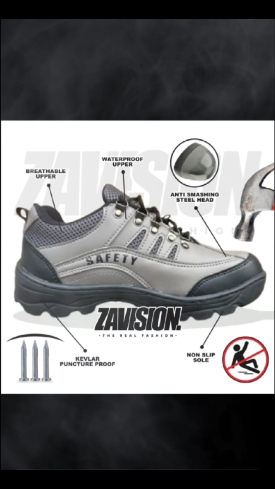 Sepatu hiking sepatu safety ujung besi waterproof sepatu gunung sepatu adventur sepatu proyek size 38-44 bisa cod Z-18 Outdoor #sepatu #Hiking #outdoor #sepatupria #sepatugunung 