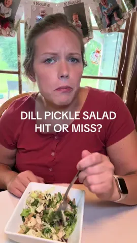 Are you a pickle fan? I'll eat dill pickle pizza all day, let's see about a dill pickle salad. #lunchtime #choppedsalad #dillpickle #pickles #nutrition #food #foodreview #protein #macros #health #healthjourney Dill Pickle Chopped Salad Perfect for summer! #CapCut 
