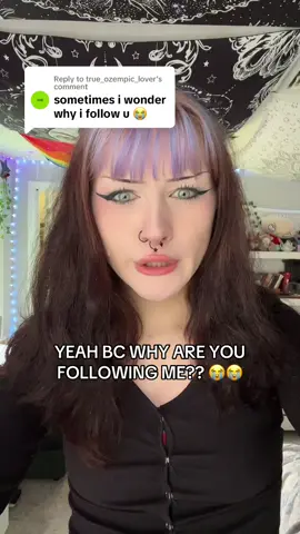 Replying to @true_ozempic_lover STOP FOLLOWING ME OMGGG #wyattissues 