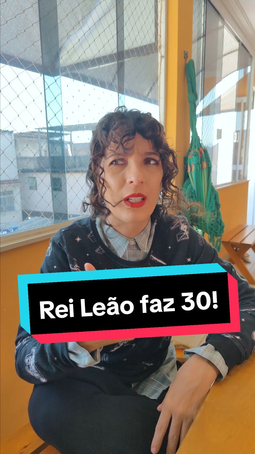 É, estamos todos envelhecendo...como o Rei Leão...#reileao 