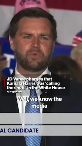 JD Vance pinned the blame on Vice President Kamala Harris for “every failure” under the Biden administration, charging that she’s been “calling the shots” in the White House. Full story at the link in our bio.