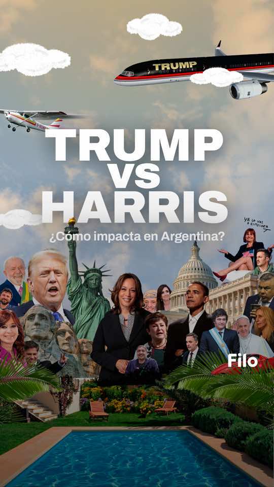 🇺🇲 TRUMP VS. HARRIS ¿Cómo impacta en Argentina?  ✍️ x @martu  🗳 #EstadosUnidos define quién será el próximo mandatario, luego de que Joe #Biden anunciara su retiro de la carrera presidencial el pasado 21 de julio. 🛩 La disputa se da entre el ex presidente Donald #Trump y la actual vicepresidenta Kamala #Harris, pero ¿cómo afectará esto a nuestro país? 💰En 2023, EE.UU. fue el tercer socio comercial de Argentina, con exportaciones que alcanzaron los 11.500 millones de dólares. Entre los principales productos exportados se encuentran los agrícolas, la energía y las manufacturas. 🕰 Faltan menos de 100 días para el gran martes electoral, el 5 de noviembre. Las decisiones tomadas por el próximo #presidente de EE.UU. tendrán repercusiones significativas en la economía mundial, y Argentina no es la excepción. 🎬 ¡Mirá el informe completo y enterate todo! #Elecciones2024 #TrumpVsHarris #Argentina #Economía #PolíticaExterior #Comercio #FMI #JavierMilei #EEUU #LongerVideos #TikTokMeHizoVer 