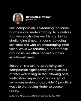 Start with this today....Treat yourself with the same kindness and understanding you'd offer a friend. Your journey to well-being begins with self-compassion. #rimipud #kindness #compassion  #mindsetmotivation #mindsetmatters #positivethinking #mindsetiseverything #winner #selfawareness #selfawarenessjourney #selfaware #selflove #unconditionallove