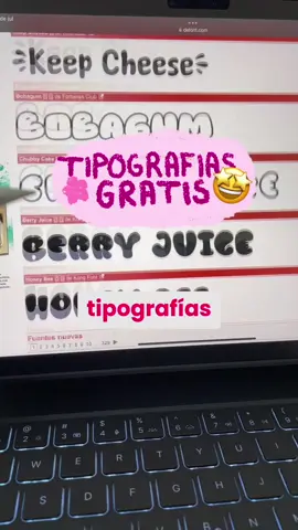Página para descargar tipografías gratis con licencia #diseño #tipografia #design #emergency #3hdstudio 