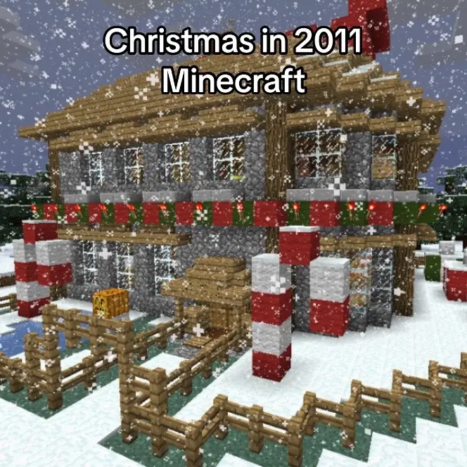 Imagine this - It’s your 2 week break from school, the air is chilly, and there isn’t a worry in your mind. The laptop is powering on, and your ready to celebrate the holidays both in and out of game. Excitement about the future surges through you. Little did you know that these would be precious memories. #Minecraft #nostalgic #nostalgia #2011 #liminalspaces #christmas #holidays #gaming #childhood 