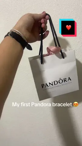 My first PANDORA bracelet ❤️#fyppppppppppppppppppppppp #pandorajewelry #bracelet 