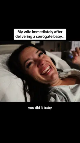 Not the epidural making her want to go through labor again 😳 #danandsam #couplecontent #husbandandwife #pregnant #surrogate 