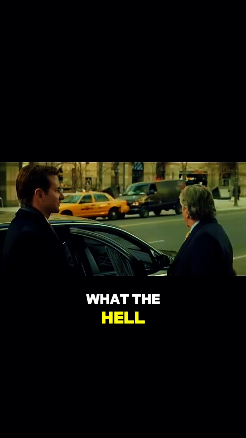 limitless end scene that vans gonna rear end that taxi car crash #limitless #genius #smart #bradleycooper #movies #film 