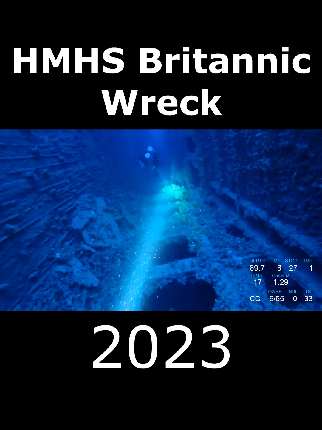 HMHS Britannic Wreck 2023 #titanic #britannic #britannic1916 #britanicwreck #britannicwrack #wreck #titanicwreck #typ