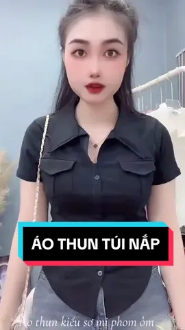 #CapCut một chiếc áo phối túi nắp quá ư là xinh ạ🎽👗#TikTokFashion #aothunborip 