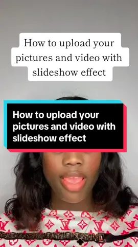 How to upload your pictures and video with slide show effect#tiktoktips #tiktoktutorials #creatortips #tutorials #newtoktokers #tiktokbeginners #drqueenzoe 