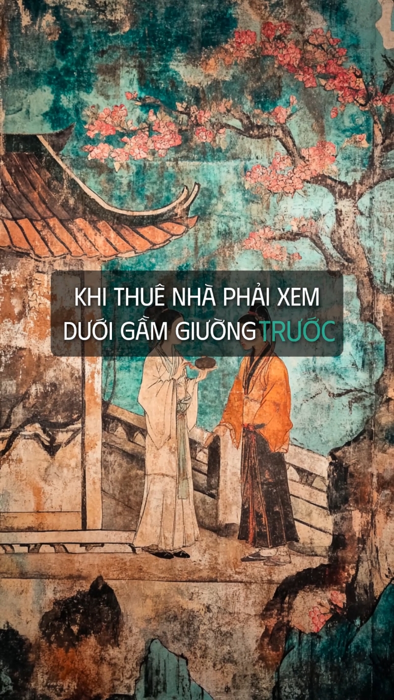 Khi thuê nhà phải xem gầm giường trước. #phattrienbanthan #baihoccuocsong #loikhuyen #tuduythanhcong #suyngam 