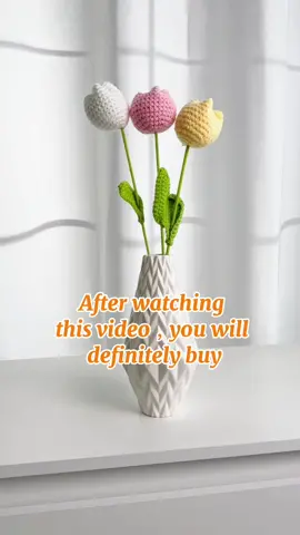 Buy it now and give it to your girl #tulip #tiktokshopbacktoschool #knittedflower #girlfriend 