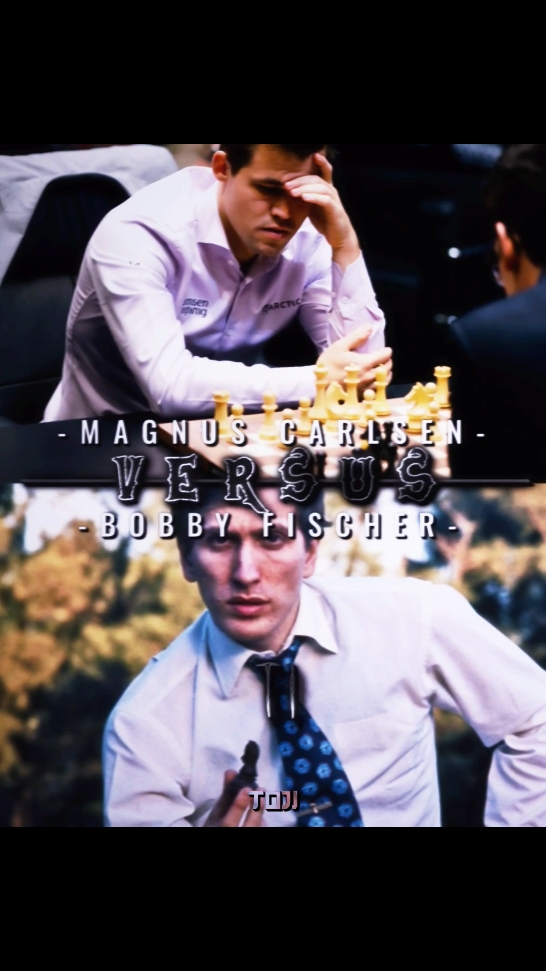 Magnus Carlsen vs Bobby Fischer (SAME THEORY) | #chess  #magnuscarlsen  #bobbyfischer  #chesstok  #chessedit  #fyp #viral #viralvideo 