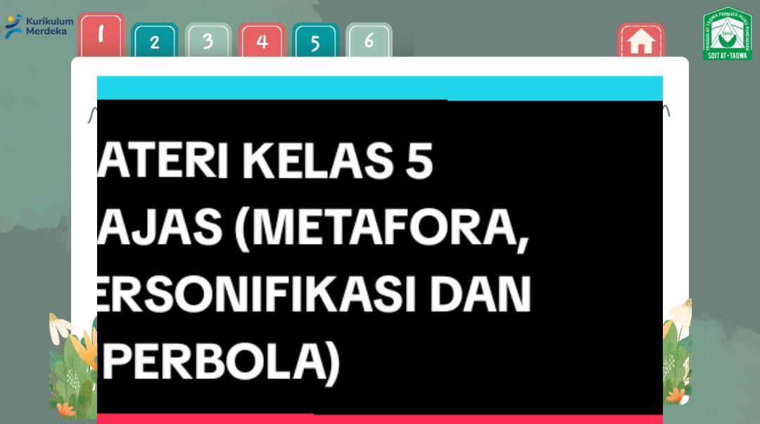 Materi Ajar Kelas 5  tentang MAJAS (Metafora, Personifikasi & Hiperbola) #materiajar #sekolahdasar #gurukreatifanakhebat #modulajarkurikulummerdeka #kelas5 #bahasaindonesia 