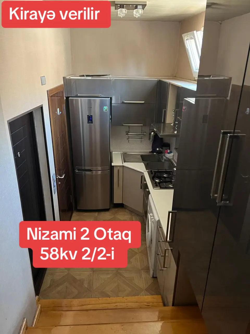 Metroya çox yaxın. sakit həyət. Kodlu darvaza. 2 kondisioner, daimi su, qaz, işıq. Mebel və məişət avadanlıqları var. Ev telefonu mövcuddur. Ofis haqqı 30% 