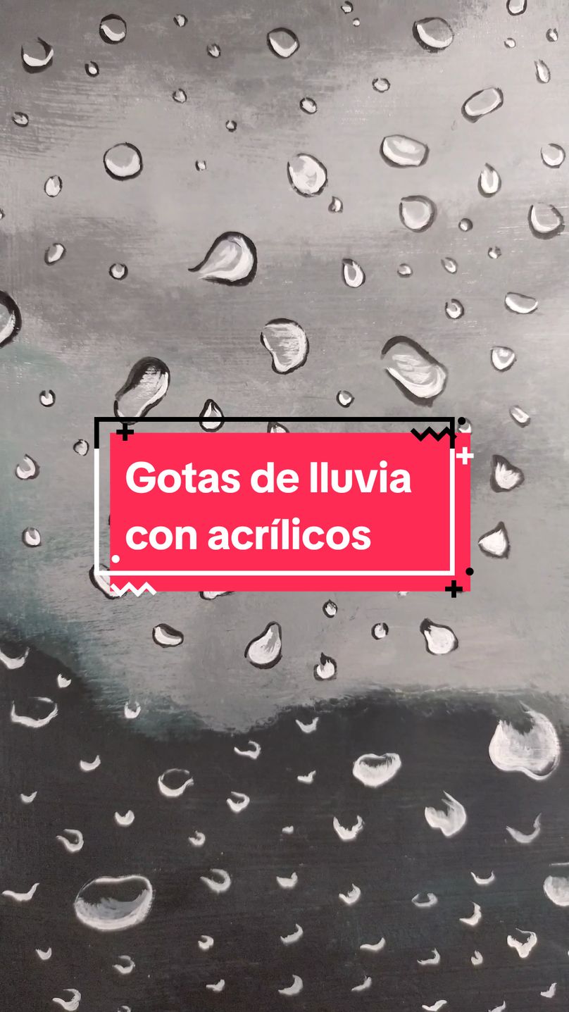 Efecto de gotas de lluvia con pintura acrílica, bonito y fácil de hacer. . . . #arte #art #artista #acrylicpainting #tipsdearte #pinturaacrilica #aprendeapintar  #fyp 