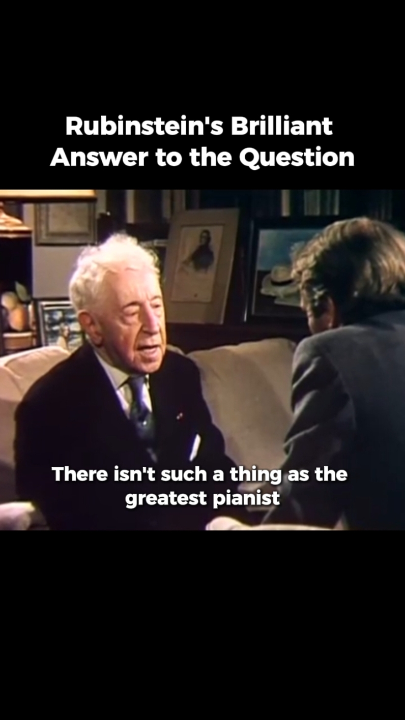 What a wonderful musician and human beeing!!!❤️ An excerpt of an interview with Arthur Rubinstein at 90. #ClassicalMusic #classical #piano #legend #music #musiceducation #best #musiciansoftiktok #musiclover #interview #fyp #foryou 