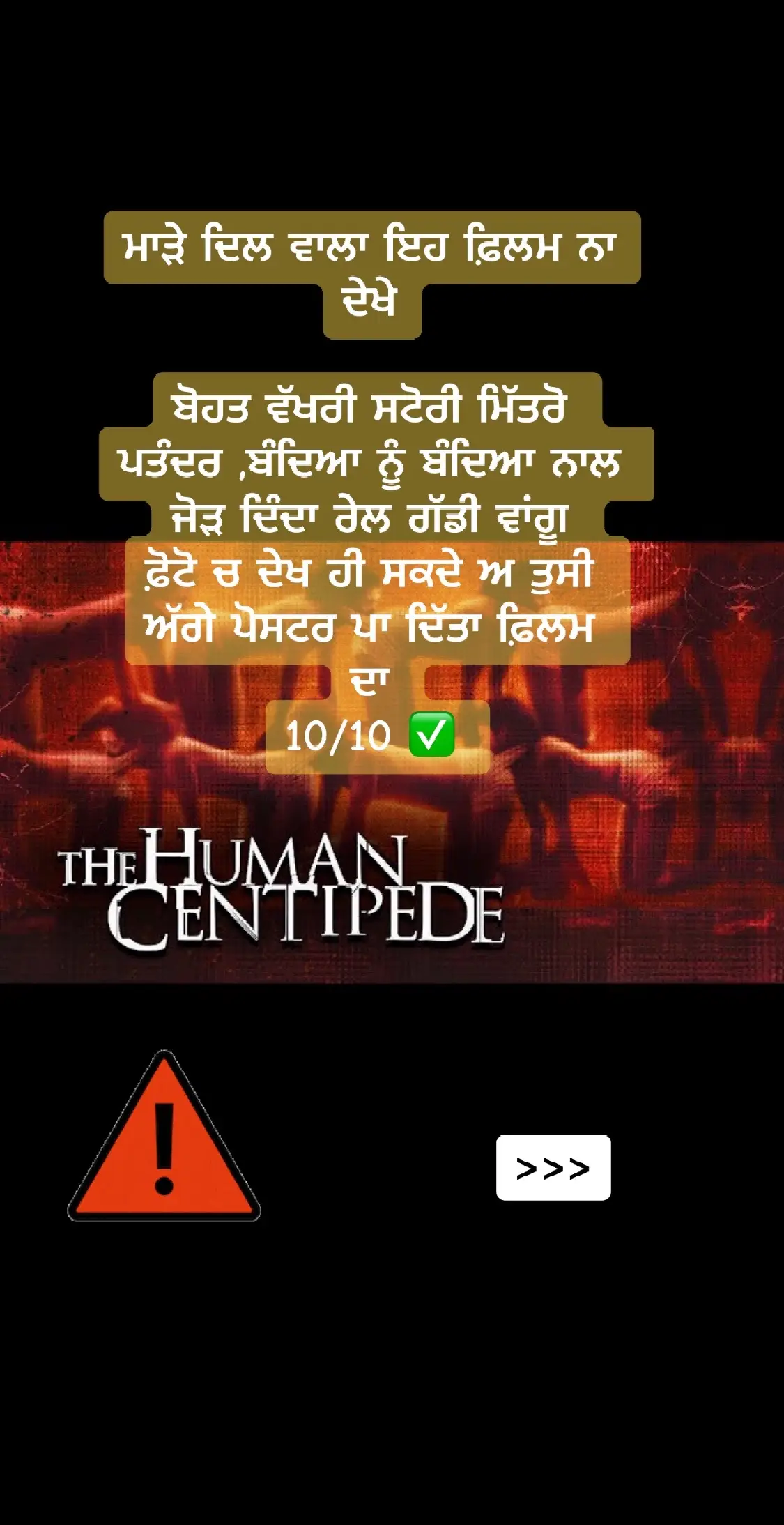 #fypシ゚viral #fypシ #tiktok #vibes #thehumancentipede #centipede #movie #hororstory 