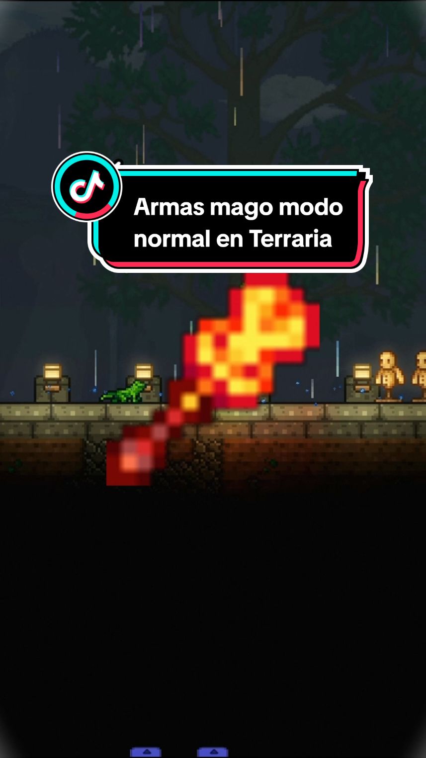 Mejores armas de Mago del modo normal en Terraria 👑 #fyp #android #pc #streamer #tutorial 