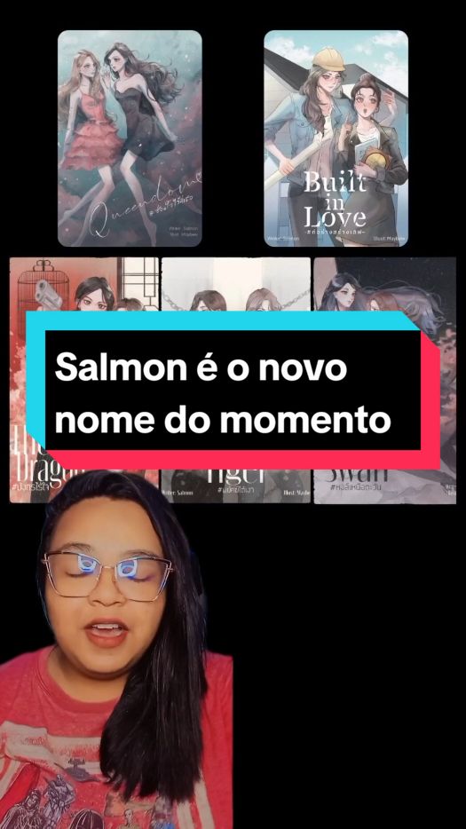 Salmon é o novo nome do momento, a escritora teve 5 novels compradas para transformar em GLs, estou ansiosa! 💗😍 #girlslove #glseries #gltailandes #freenbecky #lingorm #faye_malisorn #yokoapasra 