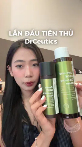 Bây giờ mới thử 2 sản phẩm đầu tiên từ DrCeutics, trên app T mng khen sữa rửa mặt quá lun á 😗😝🙌🏼✨ #skincare #drceutics #3BrothersMedia