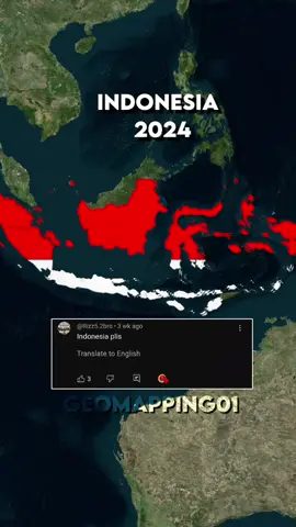 Evolution of Indonesia 🇮🇩🤯 #history #geography #shorts #edit 