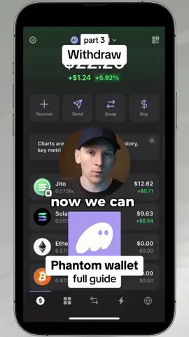Phantom wallet tutorial. How to withdraw money from Phantom Wallet: full guide #phantomwallet #sol #crypto #binance 