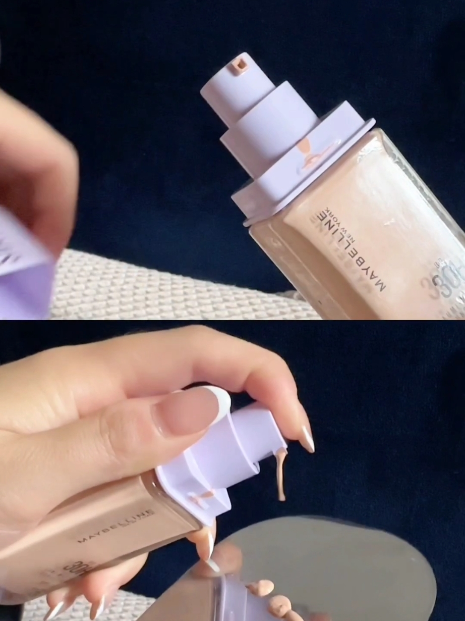 Mix nền với serum dưỡng ẩm để nền mướt đẹp hơn ✨️✨️ #maybelline_vn #deptrendy #viralbeauty 