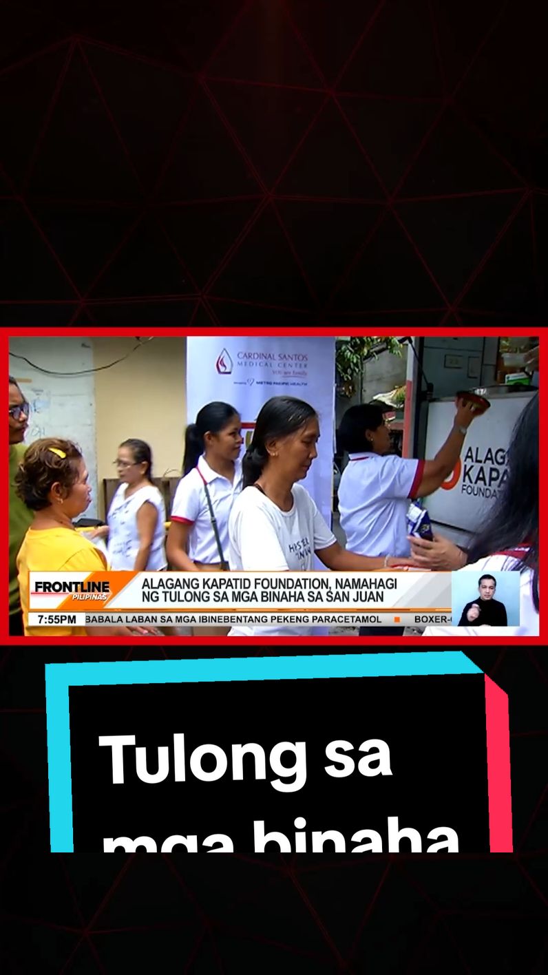 Tuloy-tuloy ang pamamahagi ng tulong ng Alagang Kapatid Foundation sa mga nasalanta ng Bagyong #CarinaPH at habagat. #FrontlinePilipinas #News5 #SocialNewsPH 