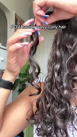 4 parterns - 1 head of hair 😔😭😂 #curlyhair #wavyhair #wavycurls #curlywavyhair #curltok #wavyhaircare 