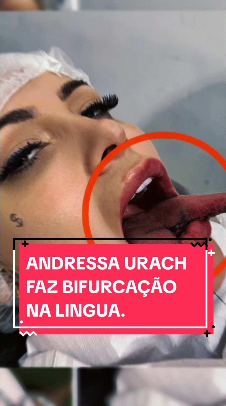 ANDRESSA URACH FAZ BIFURCAÇÃO NA LINGUA. #andressaurach #polemica #noticias 