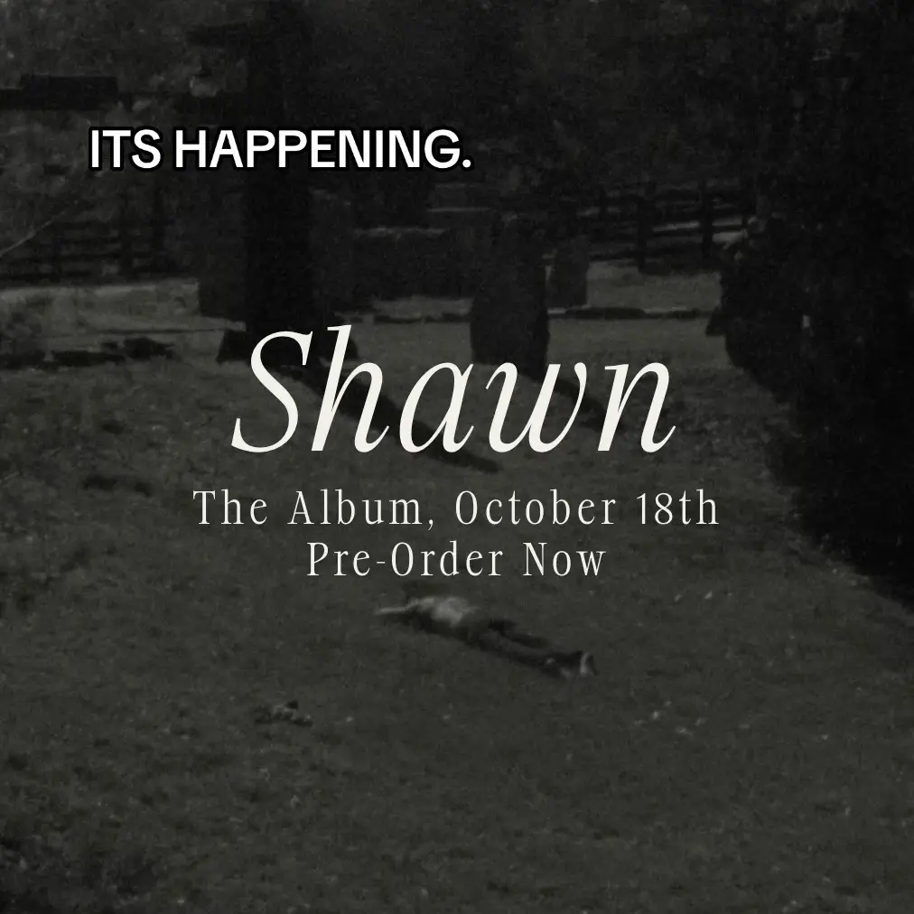 WE GET NEW MUSIC. THIS. YEAR. OMG. #shawnmendes #sm5 #shawnthealbum #shawnmendestour 