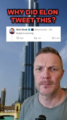 Do you think Elon Musk will move to Dubai? There is no doubt that Elon Musk loves Dubai. According to a report by Henley and Partners 9500 millionaires will leave UK and move to Dubai.  Yes bye bye London and hello dubai #dubai #uk #london #dubailiving #realestate #dubailifestyle #dubailife #dubailuxuryliving #dubailuxuryhomes #luxuryhomes #dubairealestate #dubairealestatebroker #dubairealestateagent #dubaiproperties #dubaiproperty