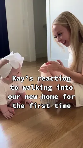 I think Ellie was excited about having a bedroom! 😂❤️ backstory ::: After 10 years of renting and saving, we finally are able to buy a house! This is our first time buying a home, and we are so excited! It’s been a dream of ours for many years, and to finally have a place of our own to raise our family makes us feel so blessed. This home is perfect for us and has everything that we ever wanted in a home! There are a few things that we want to change, like the fancy chandelier in the living room, because it’s very pokey-looking, but these are easy fixes. 😅 But most importantly, it has room for Ellie, Kinsley, and a future baby or two! ❤️ I am so excited to start this chapter of our life, because raising a family has always been my main goal in life. I’m so excited for all of the memories that will be made here! 🥹 #kayandtayofficial #couples #relationships #pregnant #postpartum 