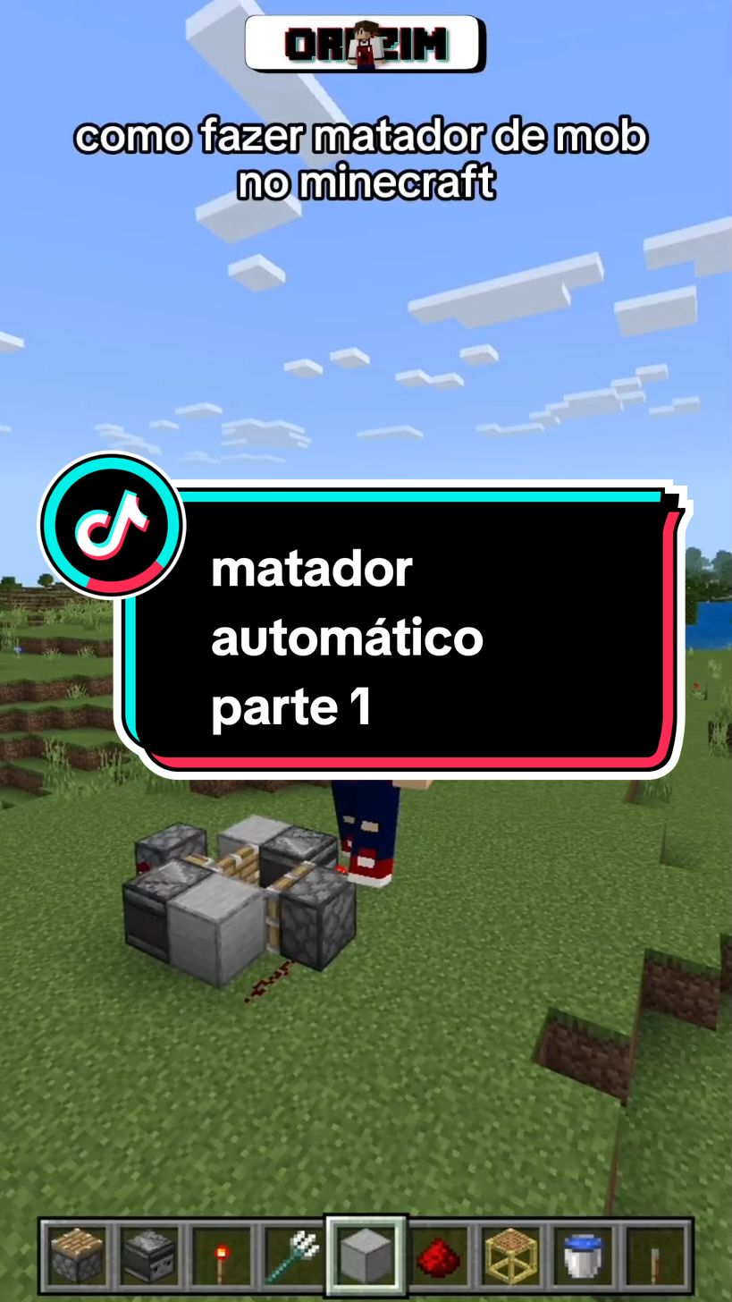 momo fazer matador automático de mobs no Minecraft parte 1#Minecraft #orbzim 