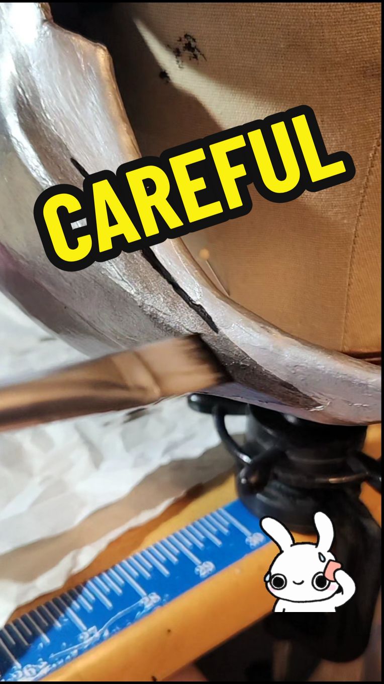 CAREFUL SPONGEBOB #cosplay #masseffect #cosplaywip #painting 