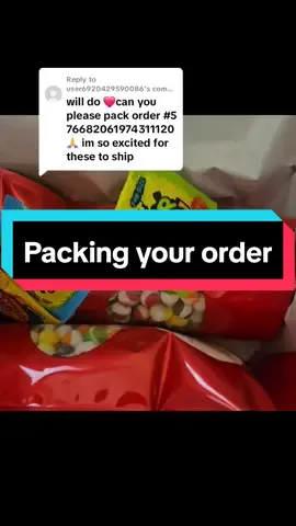 Replying to @user6920429590086 Packing your order, thank you 😊 ❤️ #freeshipping #freezedriedskittles #bestdeals #fyp #foryou #freezedriedcandy #bpfreezedrycandy 
