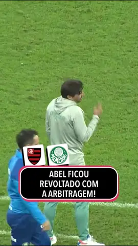 Abel Ferreira pistolando com a arbitragem? TEMOS! ✅ O técnico português reclamou muito durante a partida entre Flamengo x Palmeiras no Maracanã. #TiktokEsportes #Futebol #Palmeiras #Flamengo #AbelFerreira